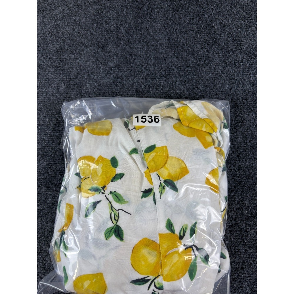 Kate Spade Lemon Halter Open Back Maxi Dress Beach Cover Up XS READ - Picture 8 of 8